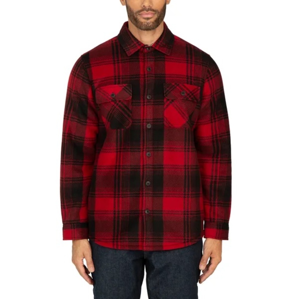 Realtree - Men's Sherpa Lined Shirt Jacket / Shacket